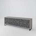 BLINDING LIGHTS Móvel de TV com 3 Portas em Acabamento Cinzento