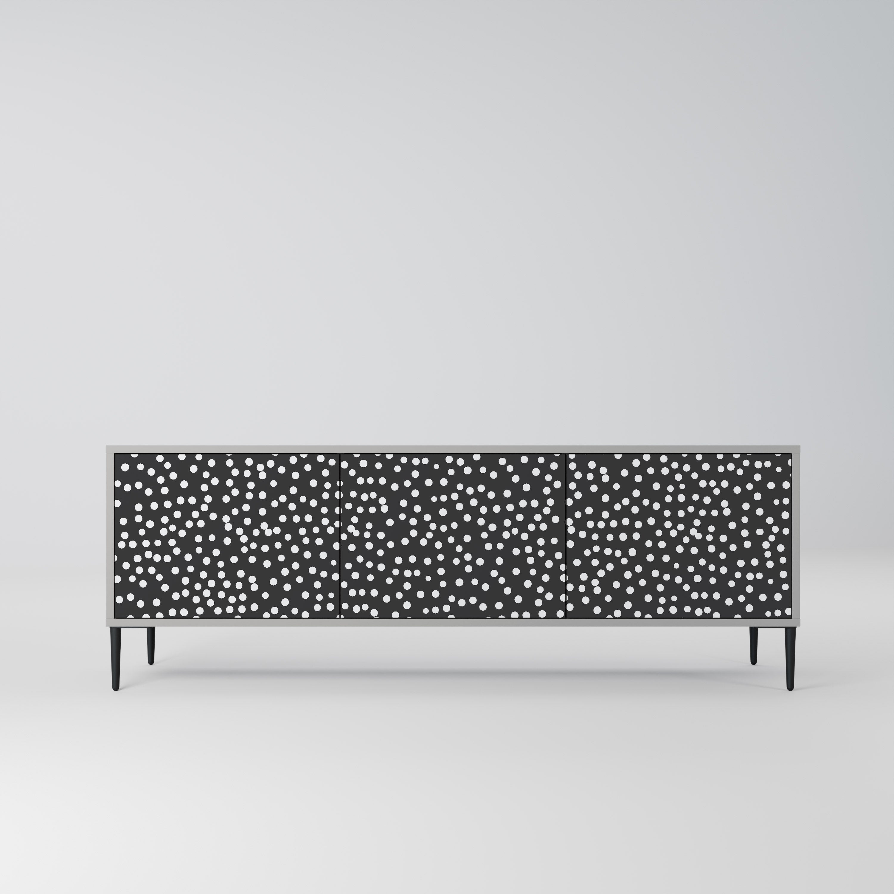 BLINDING LIGHTS Móvel de TV com 3 Portas em Acabamento Cinzento