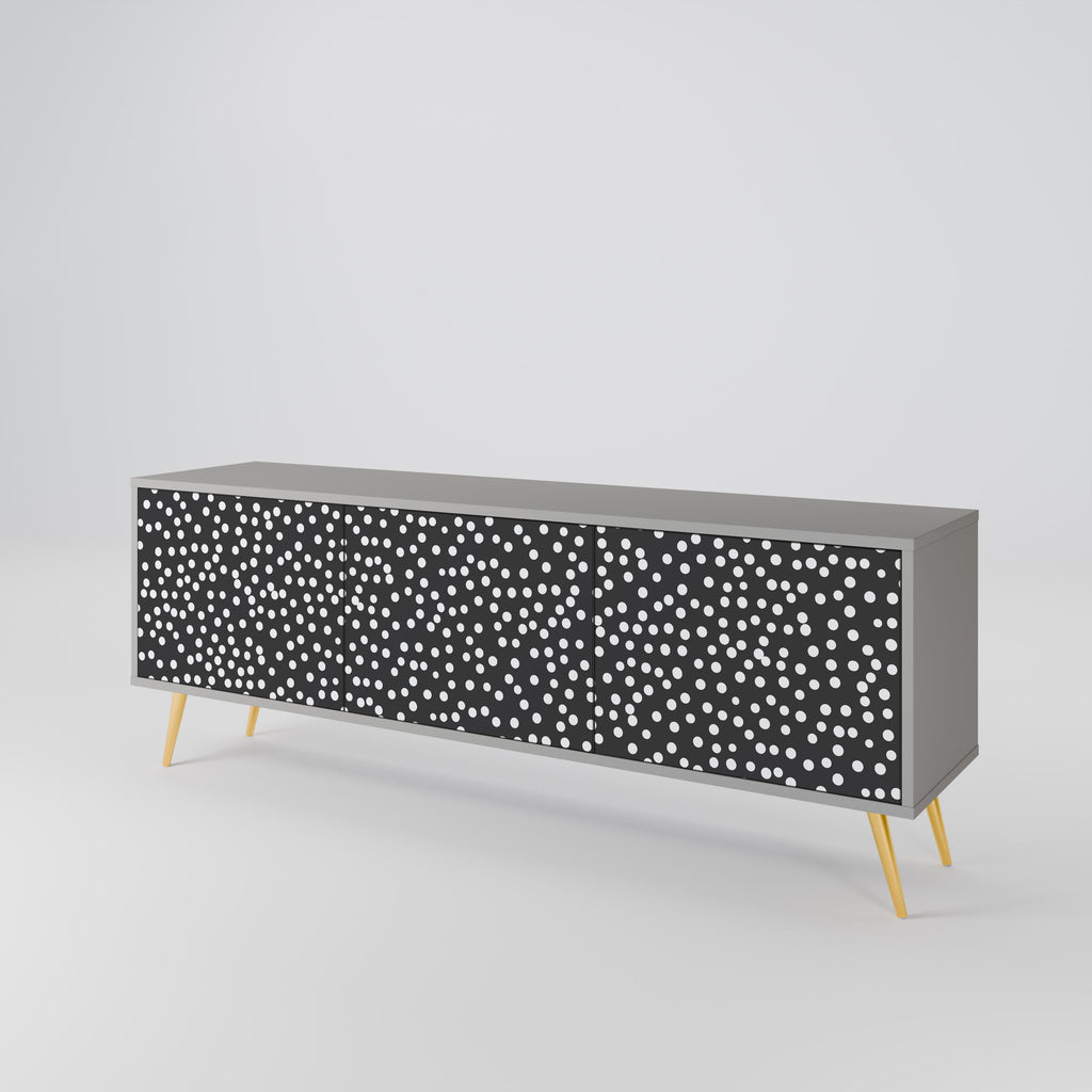 BLINDING LIGHTS Móvel de TV com 3 Portas em Acabamento Cinzento