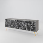 BLINDING LIGHTS Móvel de TV com 3 Portas em Acabamento Cinzento