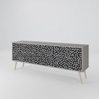 BLINDING LIGHTS Móvel de TV com 3 Portas em Acabamento Cinzento