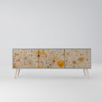 MORNING GLADE Móvel de TV com 3 Portas em Acabamento Cinzento