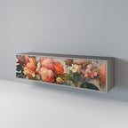 STYLISH BEAUTY Móvel de TV com 3 Portas em Acabamento Cinzento