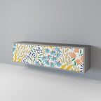 HELLO SPRING Móvel de TV com 3 Portas em Acabamento Cinzento