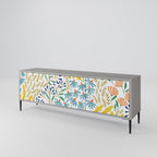 HELLO SPRING Móvel de TV com 3 Portas em Acabamento Cinzento