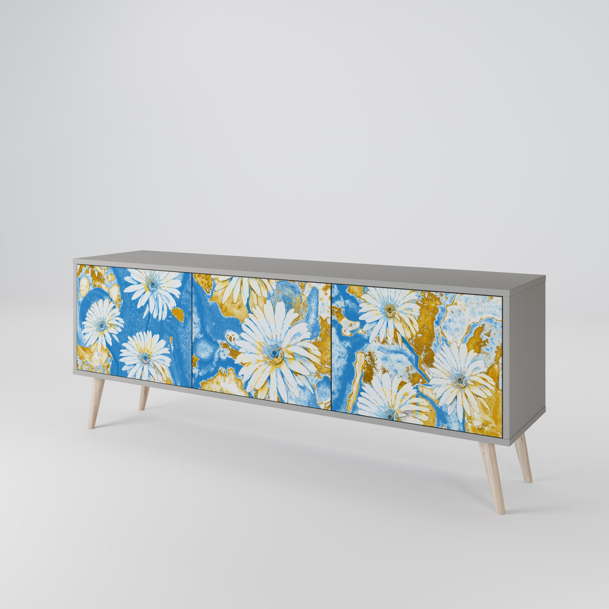 DAISY LUXE Móvel de TV de 3 Portas