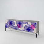 MAGIC NATURE Móvel de TV com 3 Portas em Acabamento Cinzento