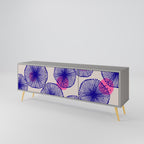 MAGIC NATURE Móvel de TV com 3 Portas em Acabamento Cinzento