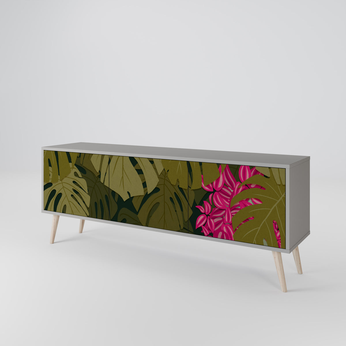 TROPICAL BEAUTY Móvel de TV de 3 Portas