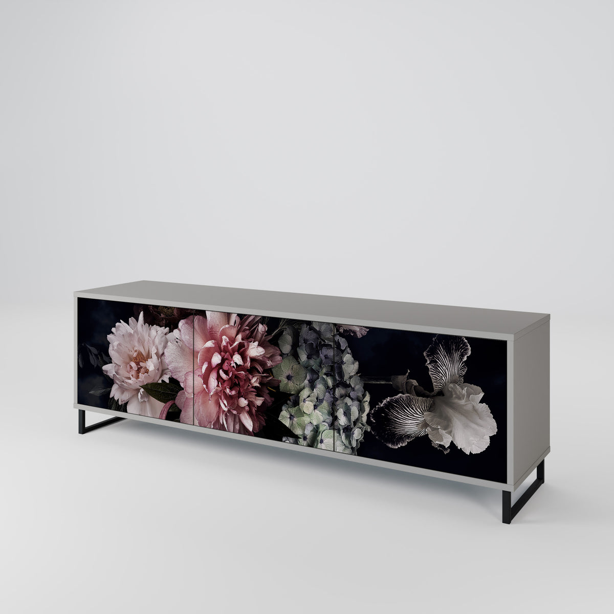 PURE BLOSSOM Móvel de TV de 3 Portas