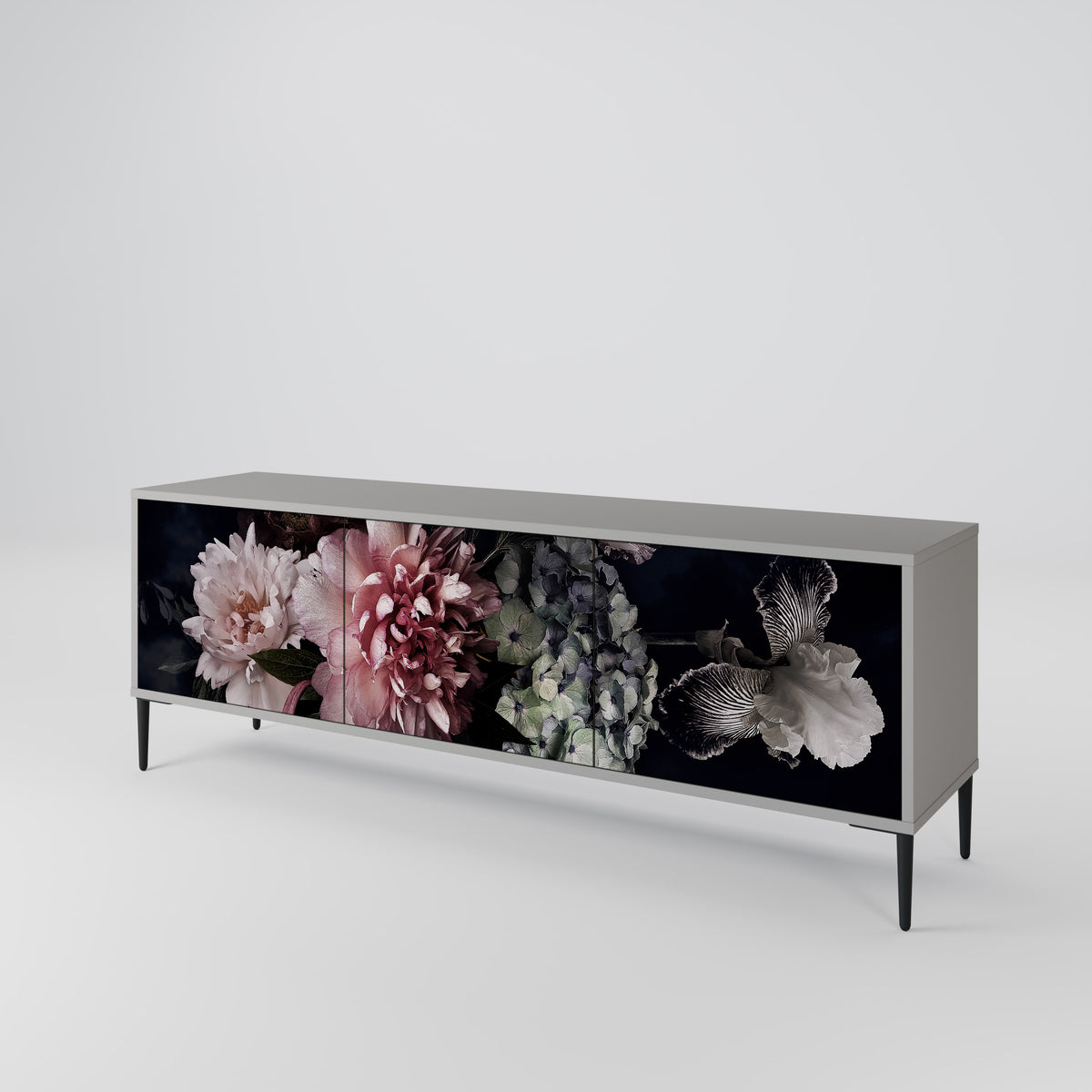 PURE BLOSSOM Móvel de TV de 3 Portas