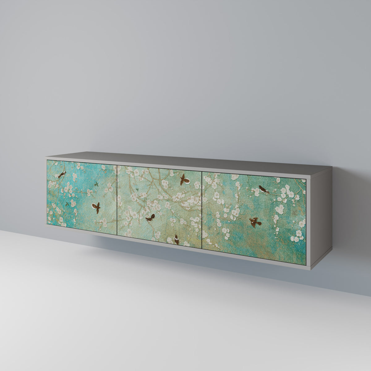 BLOOMING CHARM Móvel de TV de 3 Portas