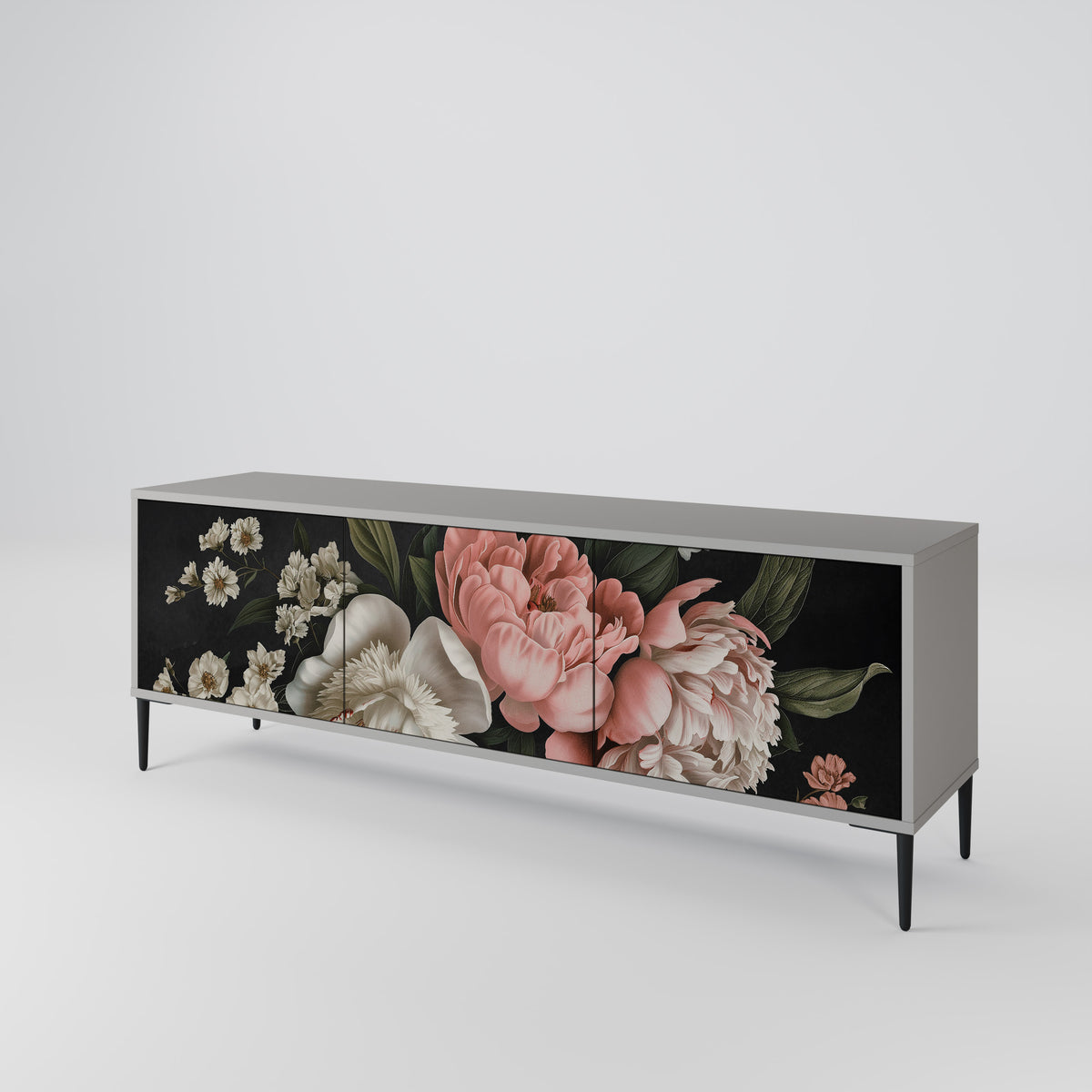 LUSH ELEGANCE Móvel de TV de 3 Portas