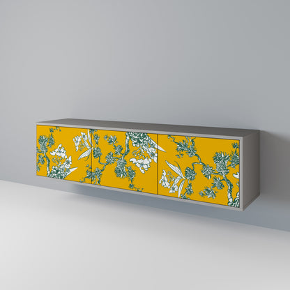 YELLOW CHINOISERIE Móvel de TV de 3 Portas