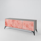 CRANE DANCE Móvel de TV com 3 Portas em Acabamento Cinzento