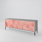 CRANE DANCE Móvel de TV com 3 Portas em Acabamento Cinzento