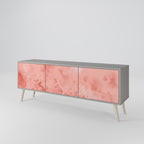 CRANE DANCE Móvel de TV com 3 Portas em Acabamento Cinzento