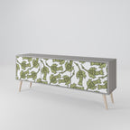 SEEDLING SONGBIRD Móvel de TV com 3 Portas em Acabamento Cinzento