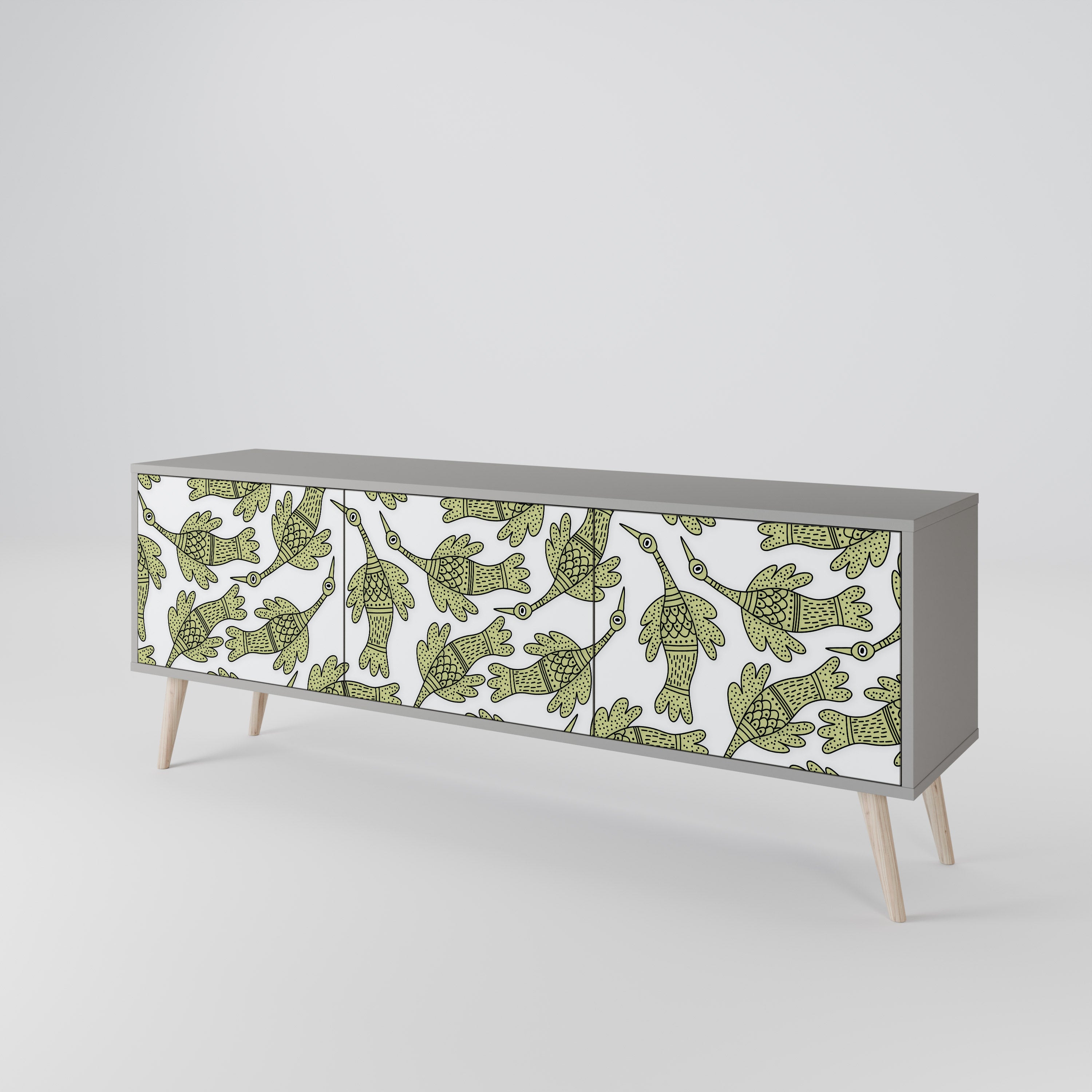 SEEDLING SONGBIRD Móvel de TV de 3 Portas