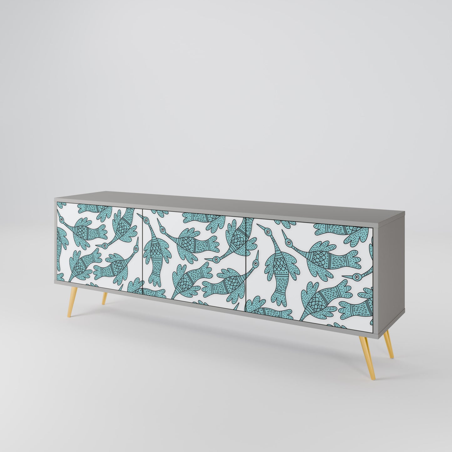WATERSPOUT SONGIBIRD 3-Door TV Cabinet