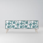 WATERSPOUT SONGIBIRD Móvel de TV com 3 Portas em Acabamento Cinzento