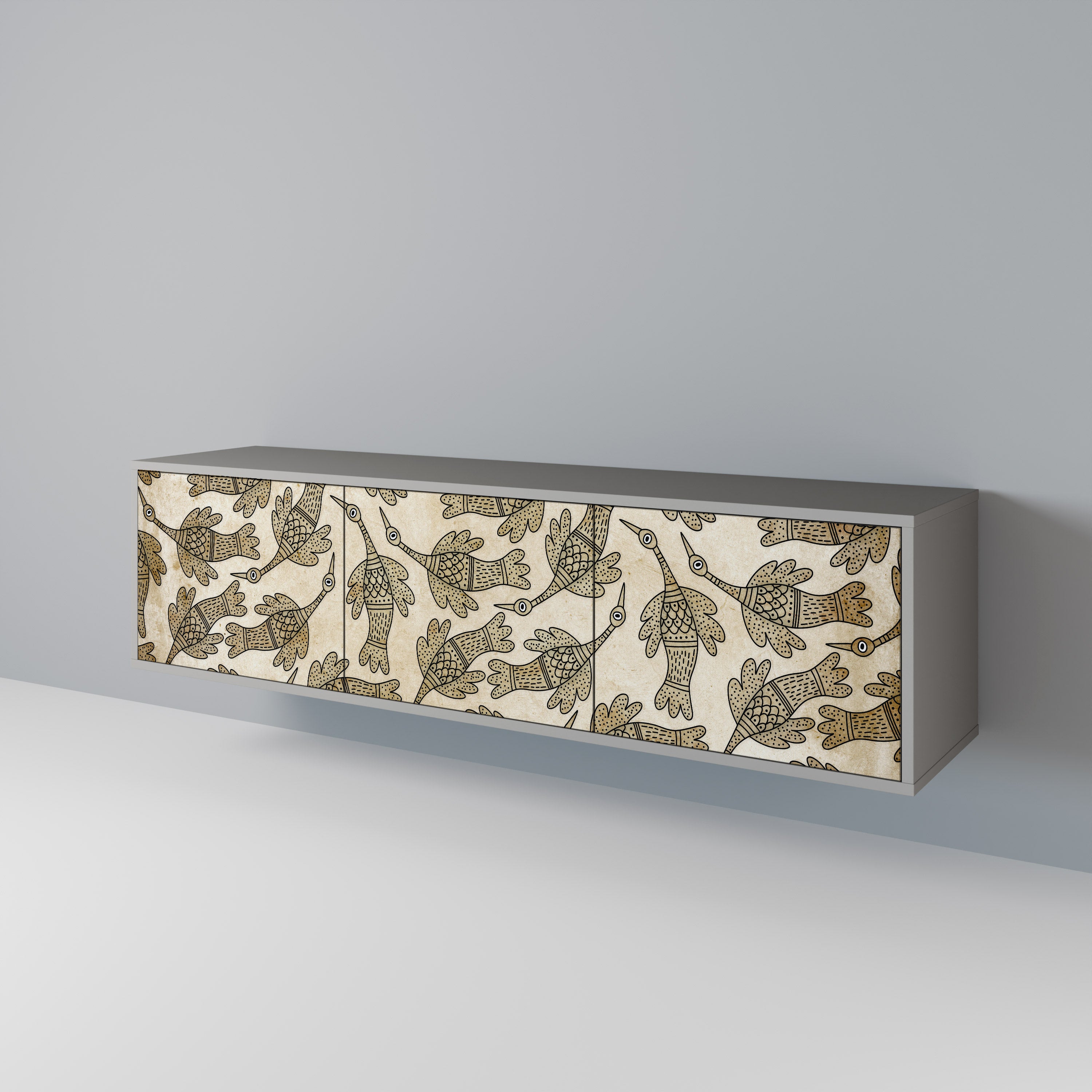 ALMONDINE SONGBIRD Móvel de TV de 3 Portas