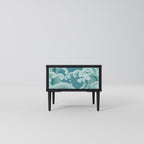 ASIAN SWAY Mesa de Cabeceira em Acabamento Preto