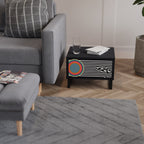 SPECTRA SHOWCASE Mesa de Cabeceira em Acabamento Preto