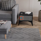 SPECTRA SHOWCASE Mesa de Cabeceira em Acabamento Preto