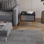 SPECTRA SHOWCASE Mesa de Cabeceira em Acabamento Preto