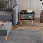 SPECTRA SHOWCASE Mesa de Cabeceira em Acabamento Preto