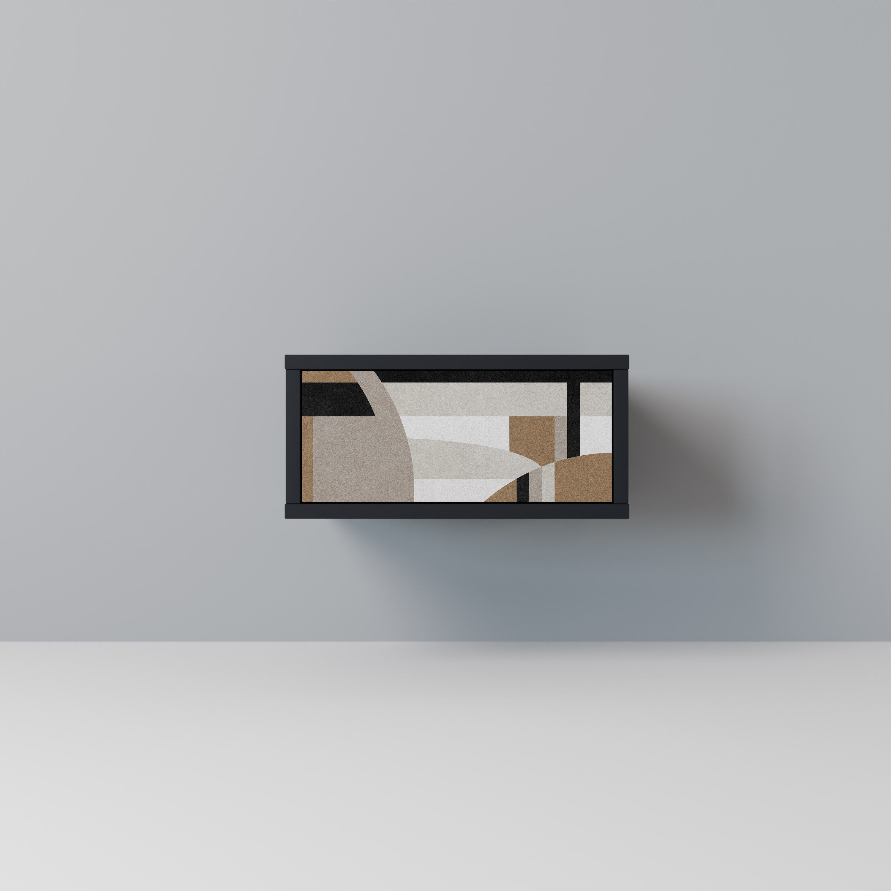 DELICATE MEMENTO Mesa de Cabeceira em Acabamento Preto