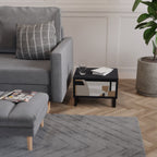 DELICATE MEMENTO Mesa de Cabeceira em Acabamento Preto