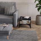 DELICATE MEMENTO Mesa de Cabeceira em Acabamento Preto