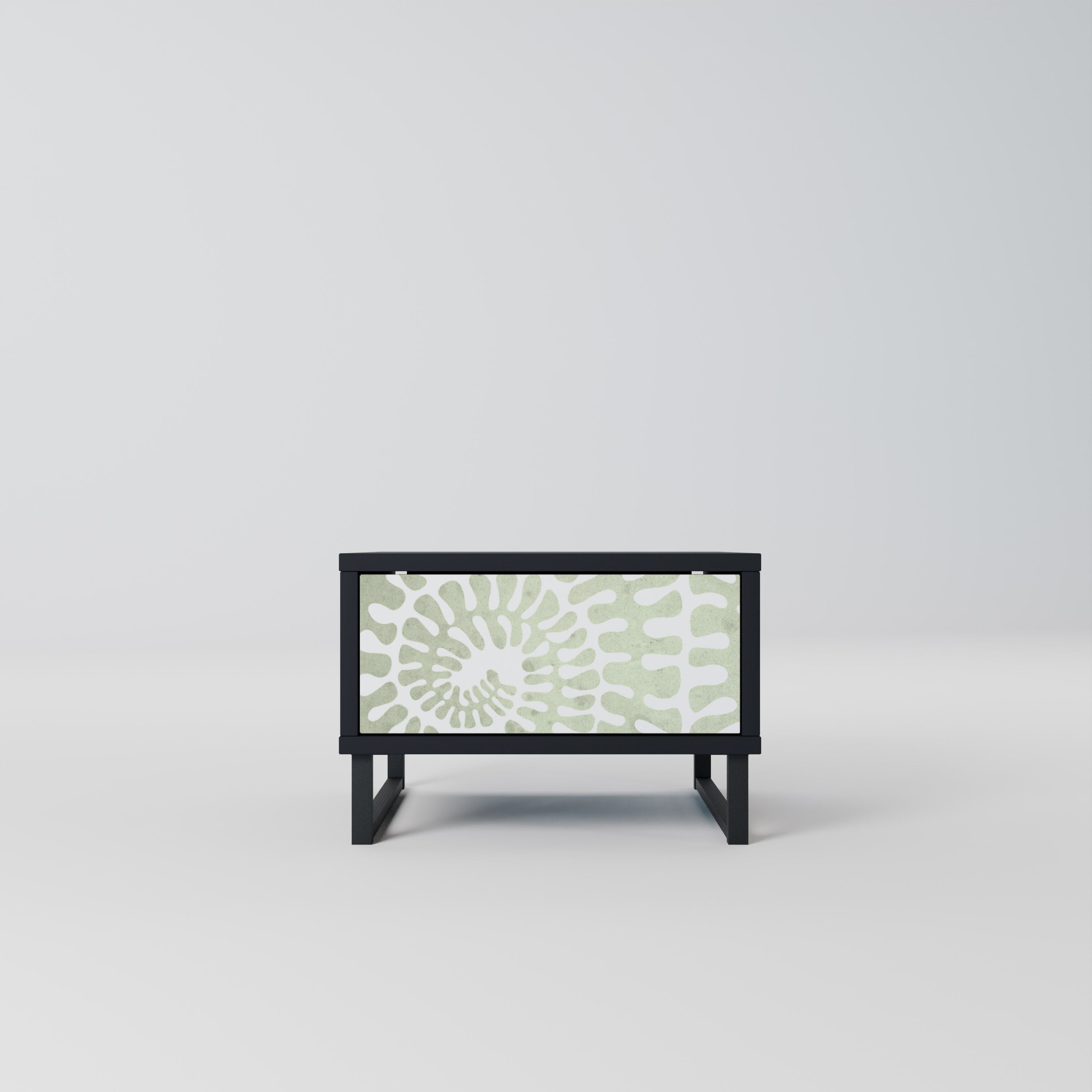 HELIX DANCE Mesa de Cabeceira em Acabamento Preto