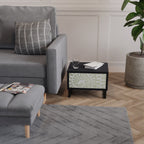 HELIX DANCE Mesa de Cabeceira em Acabamento Preto