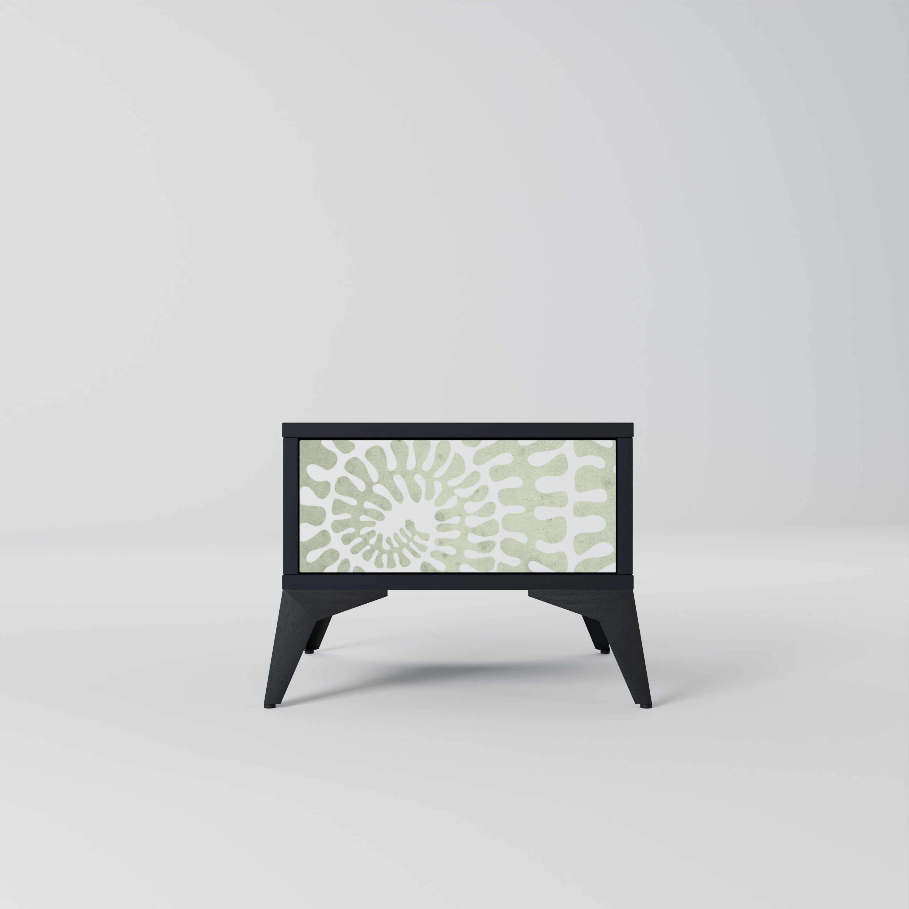 HELIX DANCE Mesa de Cabeceira em Acabamento Preto