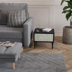 HELIX DANCE Mesa de Cabeceira em Acabamento Preto