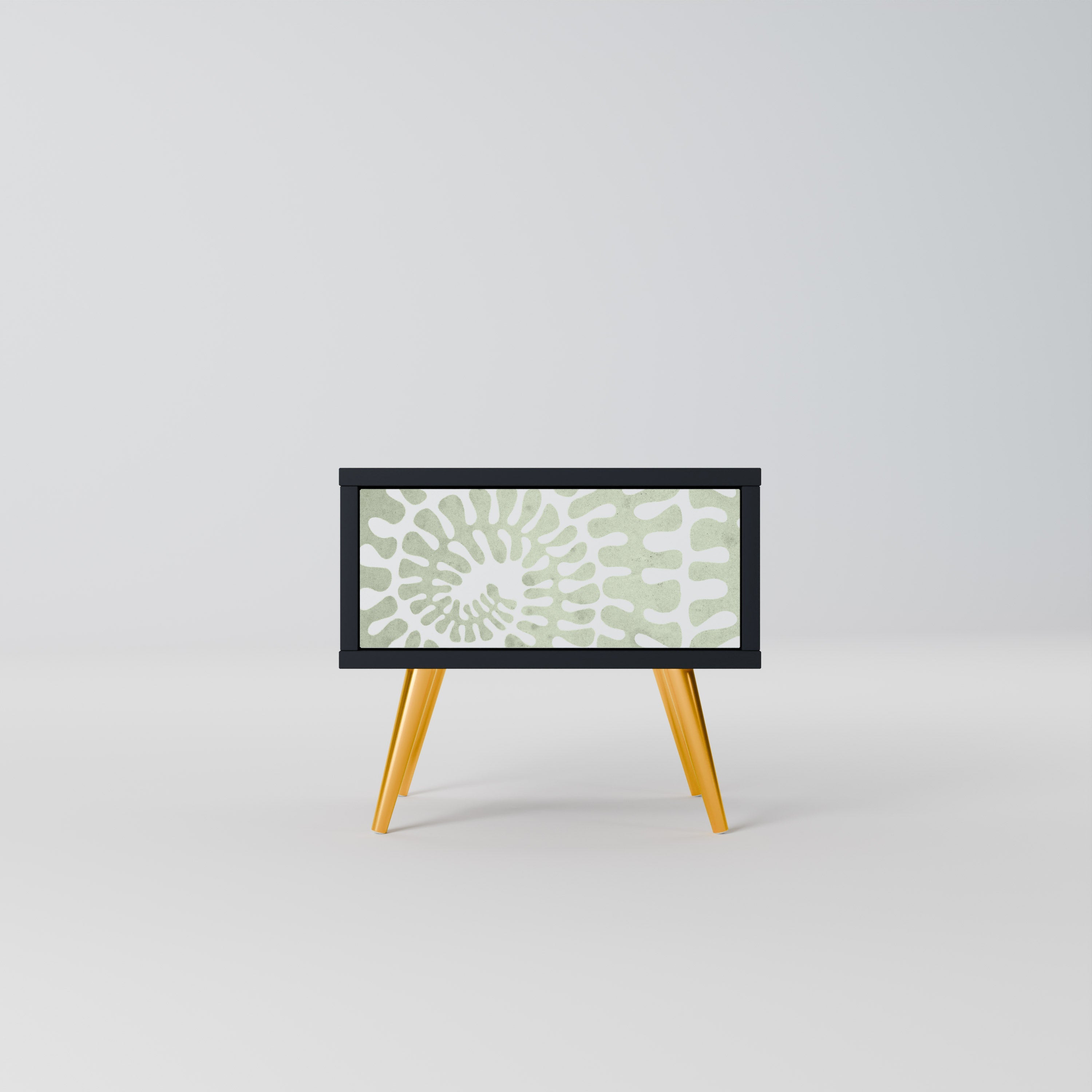 HELIX DANCE Mesa de Cabeceira em Acabamento Preto