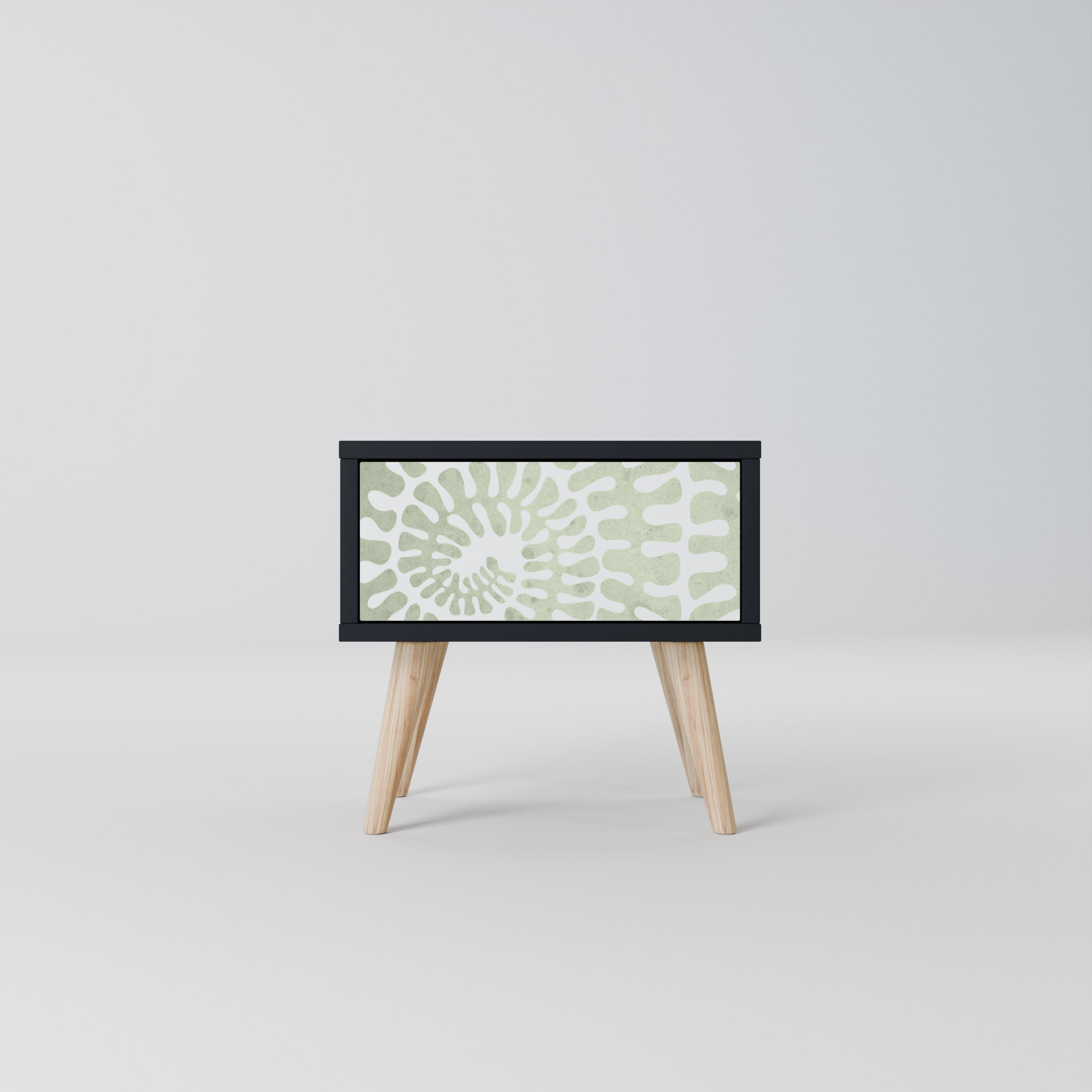 HELIX DANCE Mesa de Cabeceira em Acabamento Preto