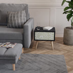 HELIX DANCE Mesa de Cabeceira em Acabamento Preto