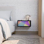 BRIGHT GEOMETRY Mesa de Cabeceira em Acabamento Preto