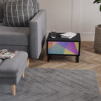 BRIGHT GEOMETRY Mesa de Cabeceira em Acabamento Preto