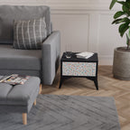 ENERGETIC SPOTS Mesa de Cabeceira em Acabamento Preto