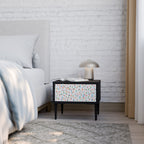 ENERGETIC SPOTS Mesa de Cabeceira em Acabamento Preto