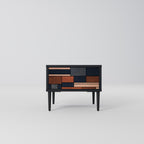 INTREPID FORMATION Mesa de Cabeceira em Acabamento Preto