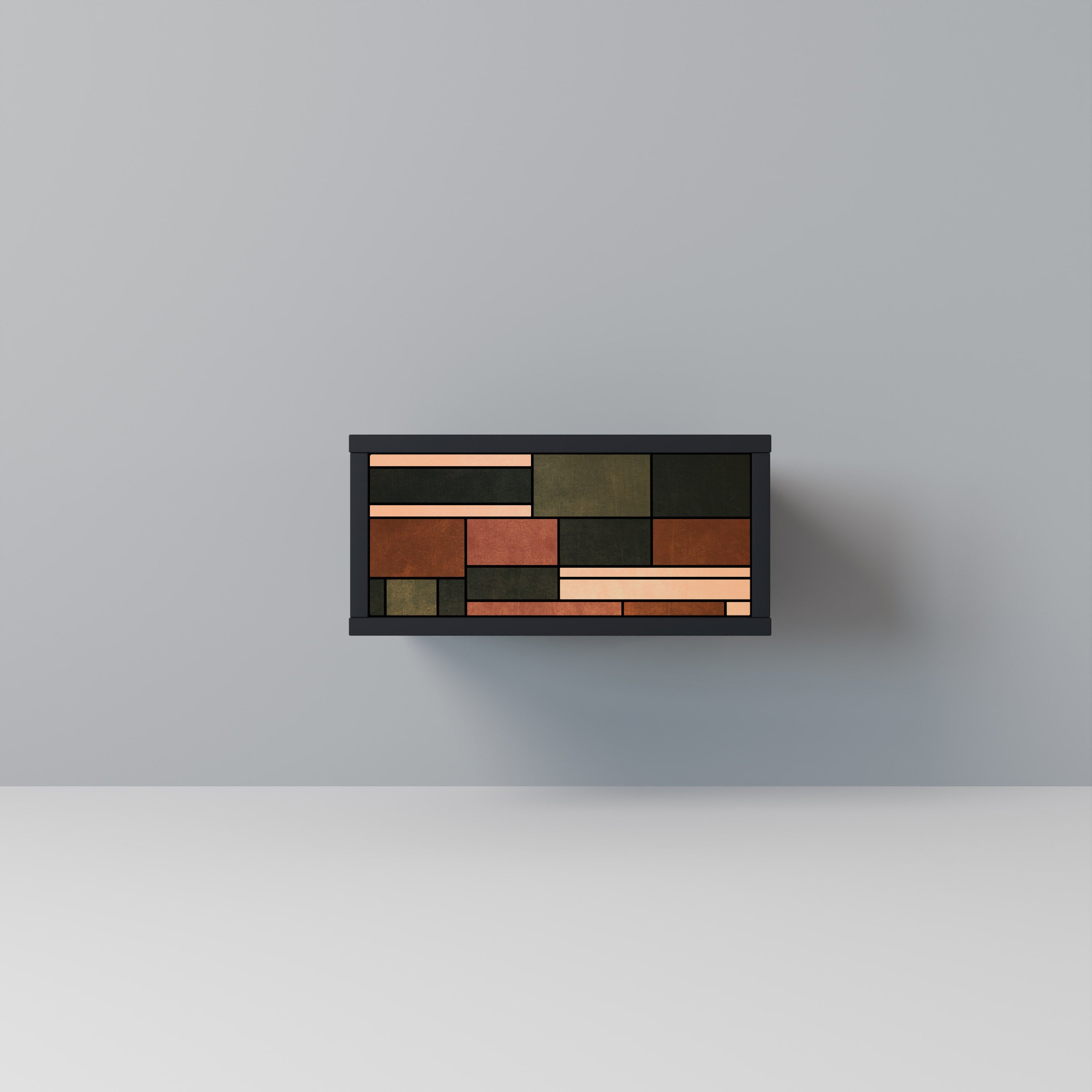 FIGURES OF NATURE Mesa de Cabeceira em Acabamento Preto