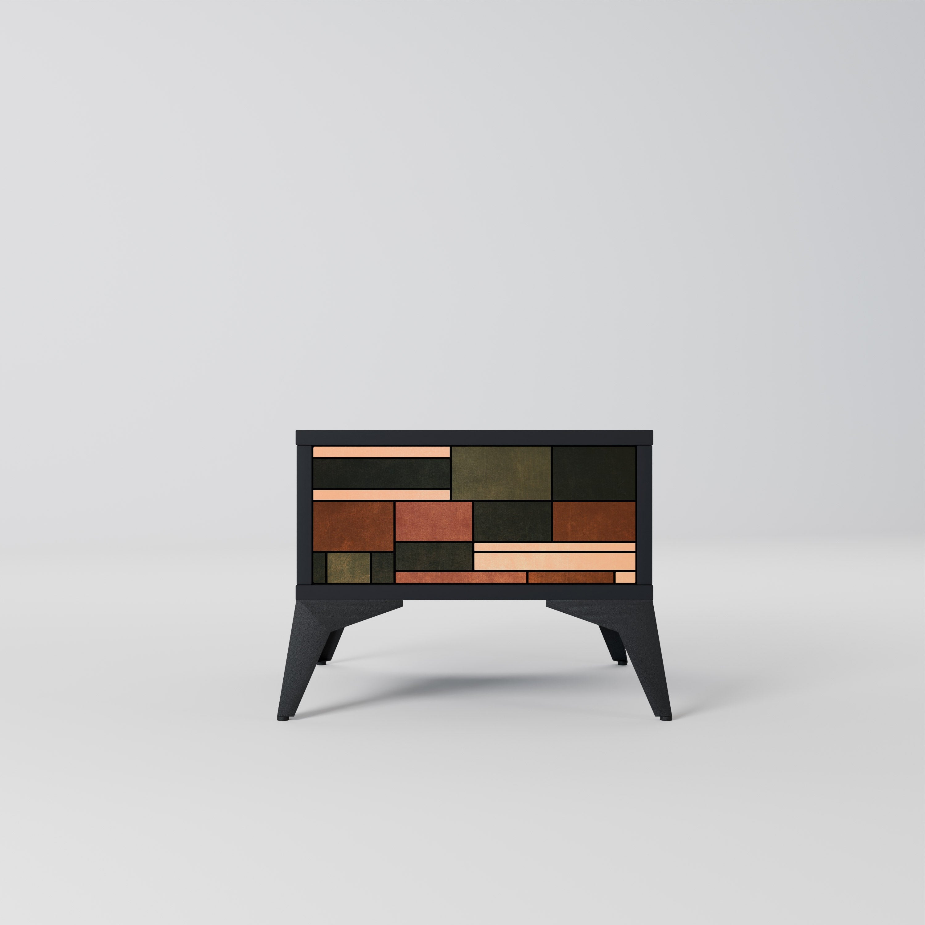 FIGURES OF NATURE Mesa de Cabeceira em Acabamento Preto