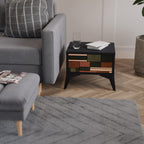 FIGURES OF NATURE Mesa de Cabeceira em Acabamento Preto