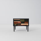 FIGURES OF NATURE Mesa de Cabeceira em Acabamento Preto